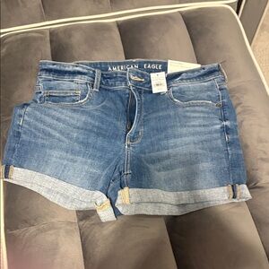 American Eagle Outfitters Women's Classic Blue Jean Shorts Size 12